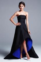 Ieena Duggal - 25009 Bustier Gown In Royal Black