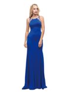 Dancing Queen - Delightful Prom Dress With Embellished Back 9810
