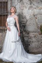 Milano Formals - Aa9314 Crystal Ornate A-line Wedding Dress