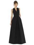 Alfred Sung - D611 Bridesmaid Dress In Black