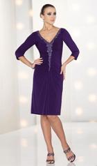 Social Occasions By Mon Cheri - 212809 Short Dress In Purple