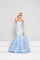 Colors Dress - 1895 Beaded Strapless Fitted Mermaid Gown