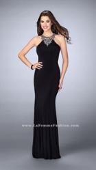 Gigi - Exquisitely Ornate Jewel Sheath Long Evening Gown 23850