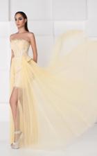 Saiid Kobeisy - Lace Straight Across Neck Dress 2752