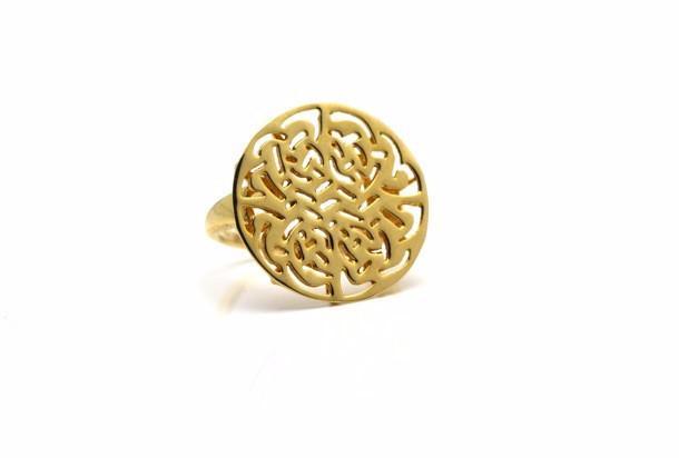 Tresor Collection - Logo Ring In 18k - Shiny