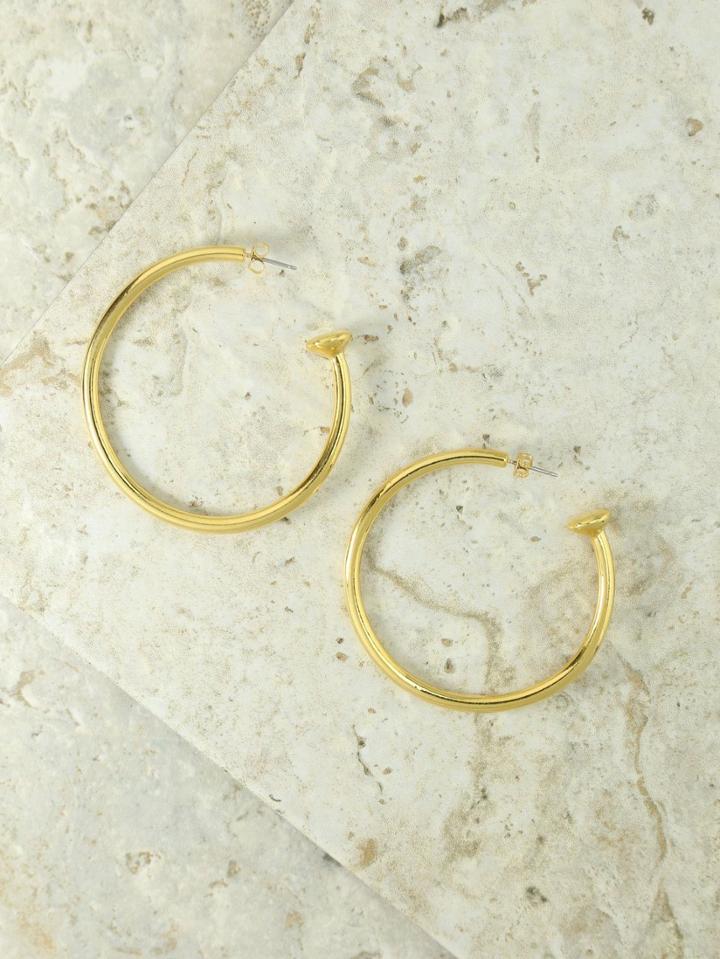 Montce Swim - Vanessa Mooney X Gold Large Cecilia Hoops