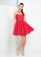 Terani Prom - 1721h4572 Bejeweled Bodice Tulle Dress
