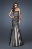 La Femme - 18372 Embellished Strapless Trumpet Gown