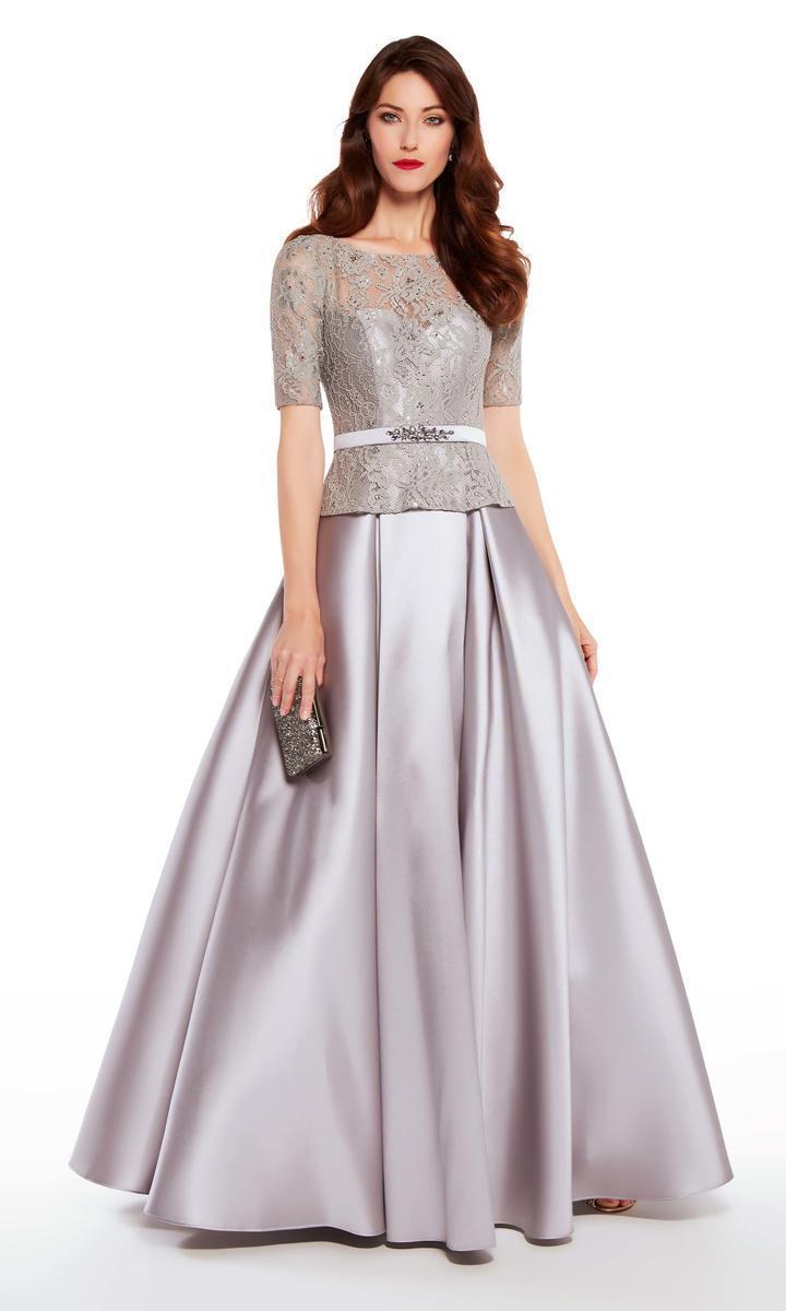 Alyce Paris - 27231 Lace Illusion Bateau Ballgown