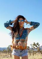 Johanne Beck - Front Placket Blouse Mojave Quilt