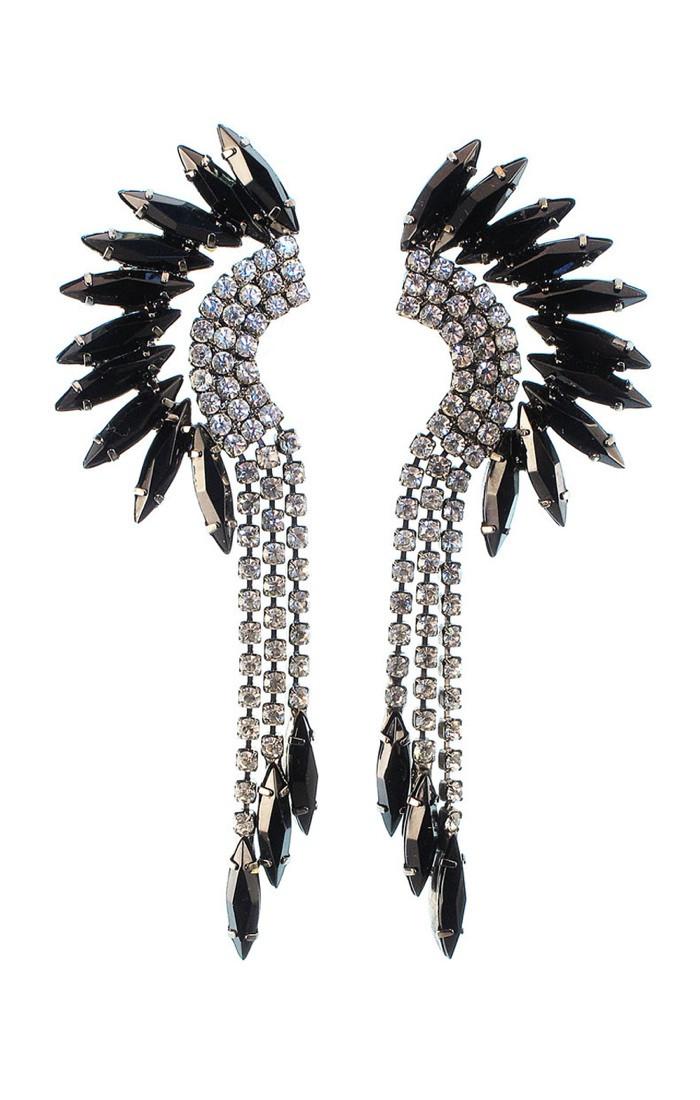 Elizabeth Cole Jewelry - Mohawk Earring Navy