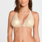 Luli Fama - D-cup Triangle Halter In Gold Rush (l176073)