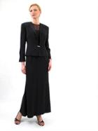 Daymor Couture - Two Piece Jewel Neck Sheath Dress 21052