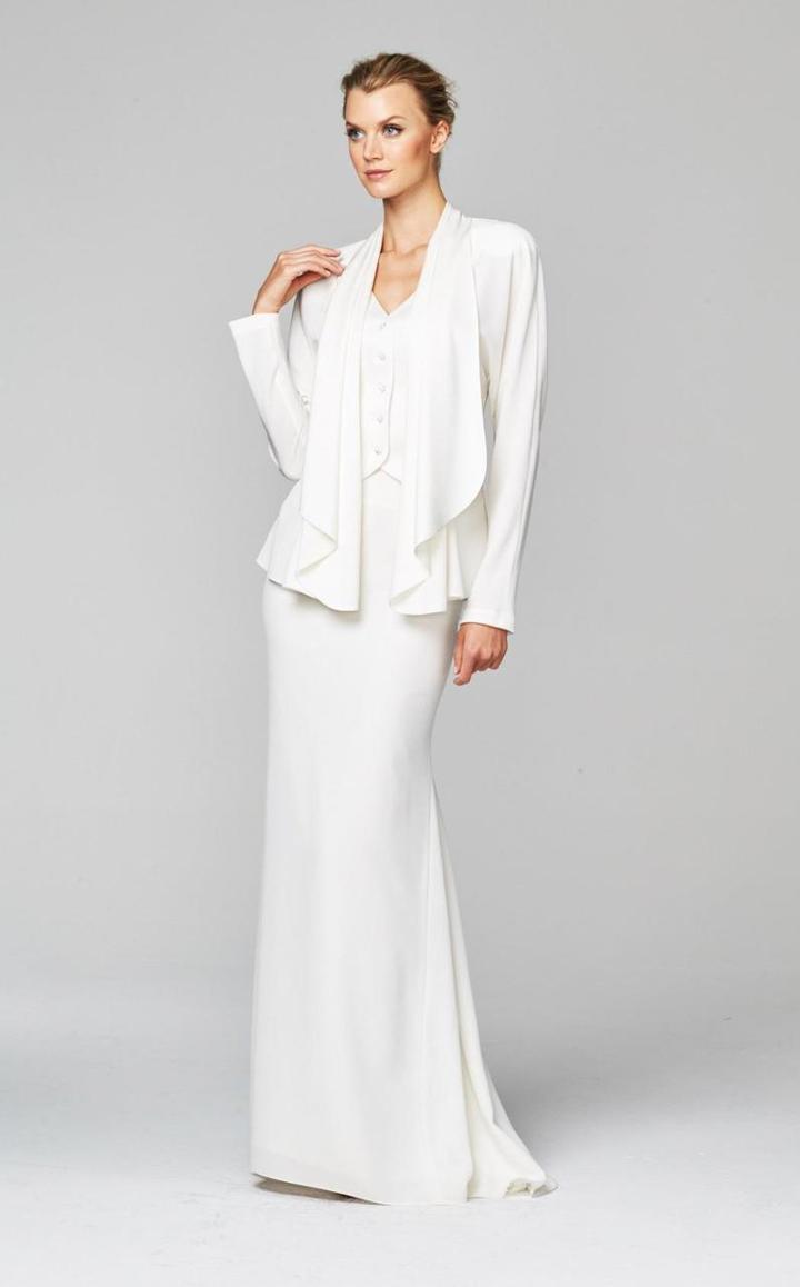 Daymor Couture - 280 Draped Cover Evening Dress