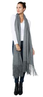 Linus Fringe Dk Heather
