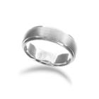 Ashley Schenkein Jewelry - Menâ‰ã›âªs Brushed And Polished Edge Wedding Band