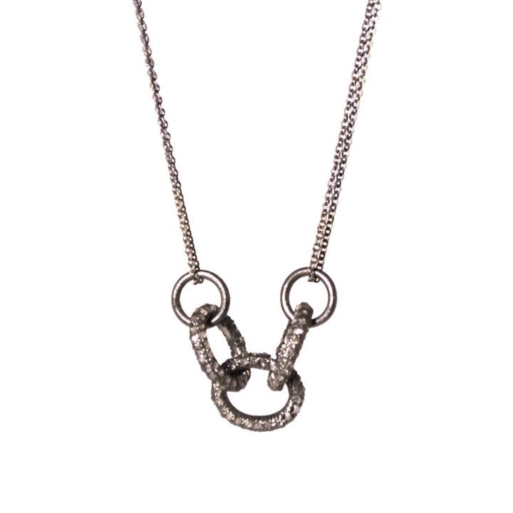 Mabel Chong - Pave Diamond Link Necklace