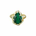 Logan Hollowell - New! Queen Water Drop Emerald Ring
