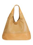 Mofe Handbags - Halcyon Triangle Tote Tan / Genuine Leather