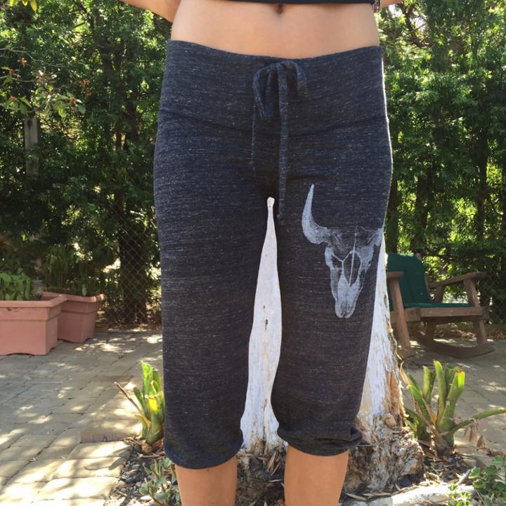 Cropped Sweats In Charcoal