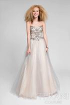 Terani Prom - Smashing Beaded Sweetheart Two-tone Tulle Prom Gown 1711p2857