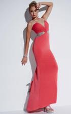 Studio 17 - 12513 Sleeveless Ruched Beaded Evening Gown