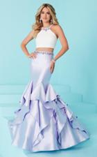 Tiffany Homecoming - Stylish Two-piece Prom Dress With Layered Skirt 16207