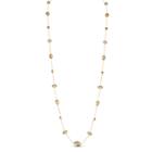 Tresor Collection - Golden Rutile Long Necklace In 18k Yellow Gold