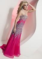 Jasz Couture - 4823 Dress In Fuschia Turquoise