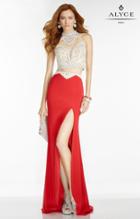 Alyce Paris - 6536 Prom Dress In Red Pearl