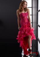 Jasz Couture - 5088 Dress In Fuschia