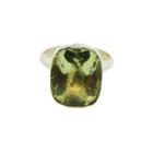 Mabel Chong - Green Amethyst Silver Ring