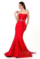 Terani Evening - Straight Across Neck Mermaid Gown 1521e0382b