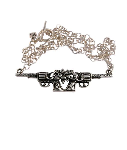 Femme Metale Jewelry - Guns 'n' Posies Necklace