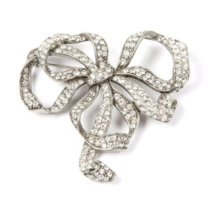 Ben-amun - Crystal Bow Brooch