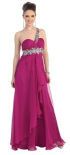 May Queen - Captivating Single Strap Ruched Sweetheart Jeweled A-line Dress Mq1028