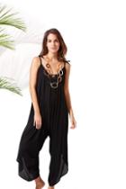 Poema Swim - Bahama Jumpsuit: Black