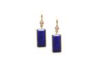 Tresor Collection - 18k Yellow Gold Earring With Lapis And Champagne Diamond Default Title