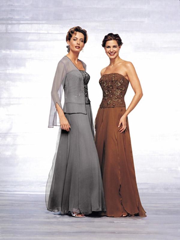 Cameron Blake By Mon Cheri - 24656 Two Piece Dress In Gray