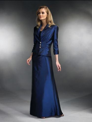 Cameron Blake By Mon Cheri - 28650p Two Piece Dress In Sapphire