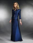 Cameron Blake By Mon Cheri - 28650p Two Piece Dress In Sapphire