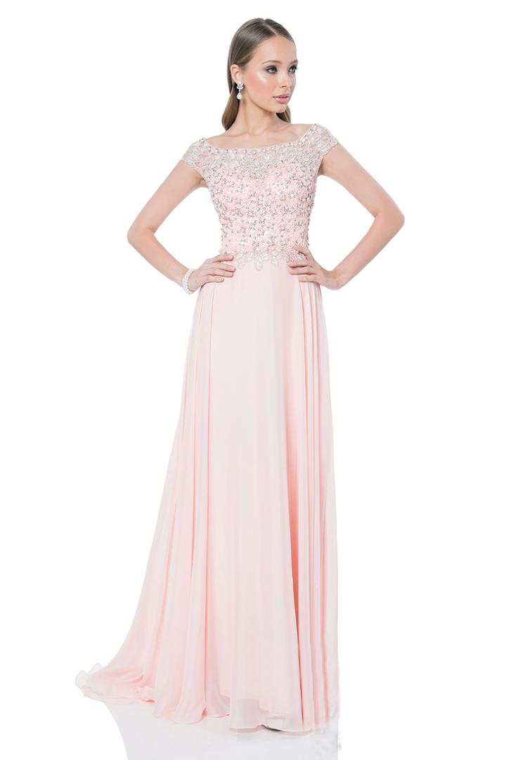 Terani Couture - Spectacular Floor-length Dress With Gleaming Top 1611m0609