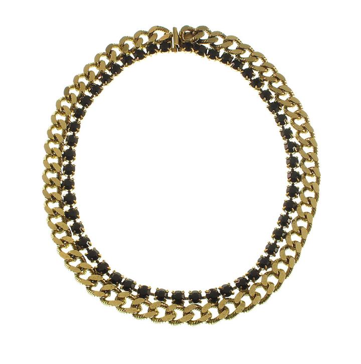 Elizabeth Cole Jewelry - Chain And Crystal Necklace