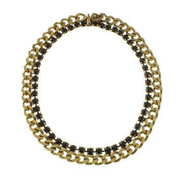 Elizabeth Cole Jewelry - Chain And Crystal Necklace