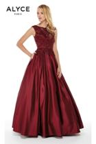 Alyce Paris - 27010 Beaded Lace Pleated Ballgown