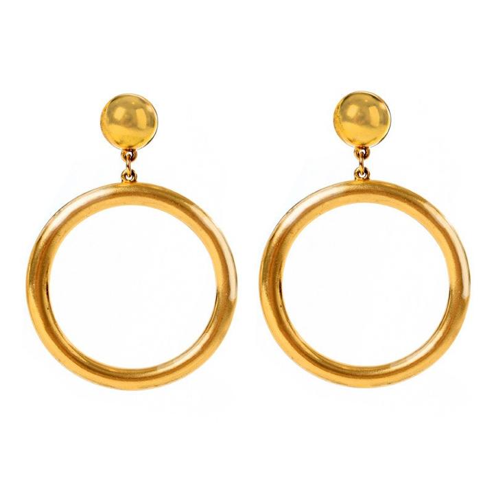 Ben-amun - Moroccan Coin Hoop Earring