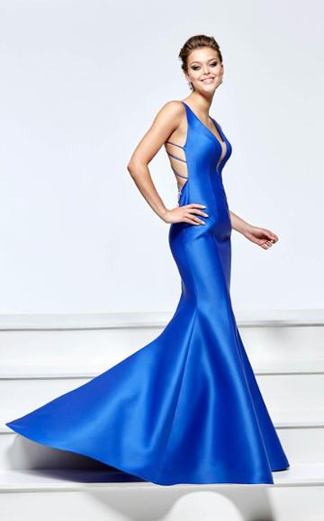 Tarik Ediz - 93193 Strappy Plunging Mermaid Gown