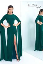 Ieena For Mac Duggal - Hi Neck Gown Style 25536i