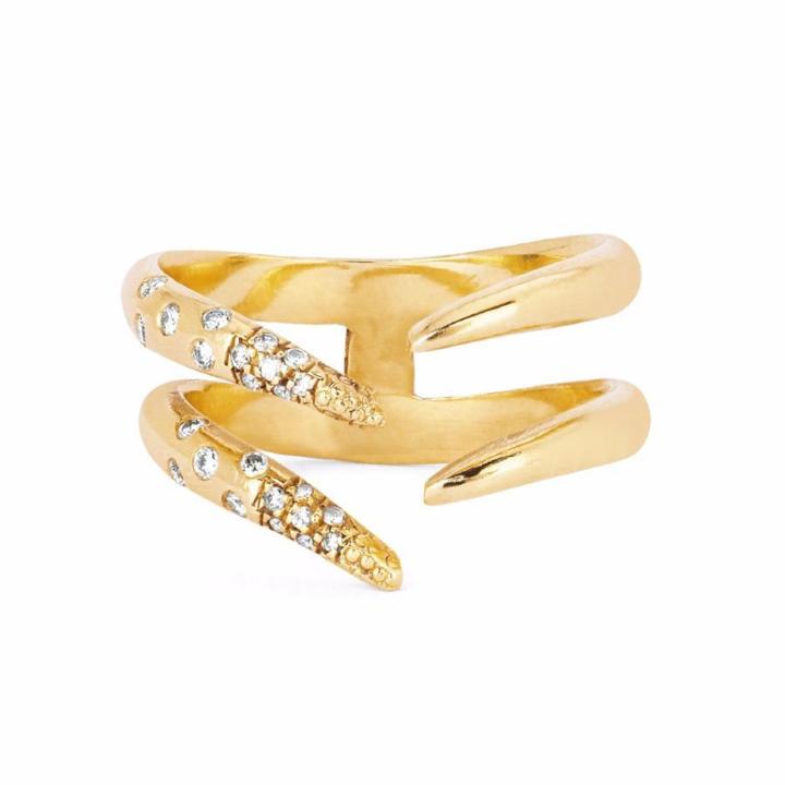 Logan Hollowell - Diamond Baby Tusk Ring