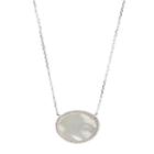 Ashley Schenkein Jewelry - Mother Of Pearl Oval Necklace